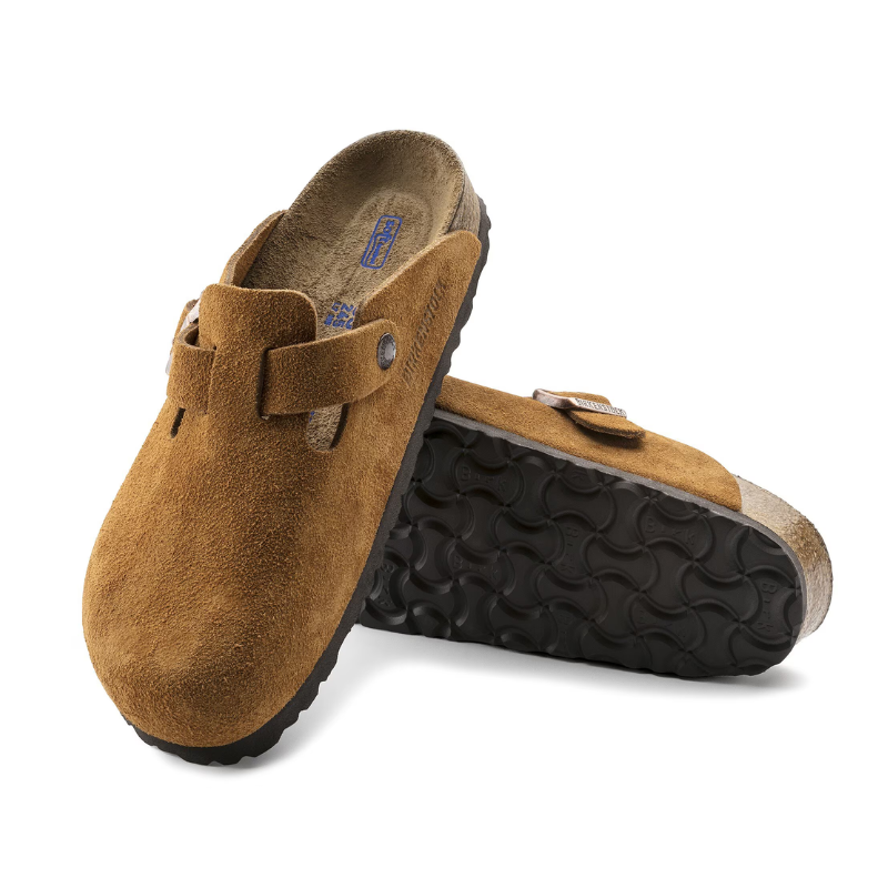 Birkenstock Boston Soft Footbed Suede Mink