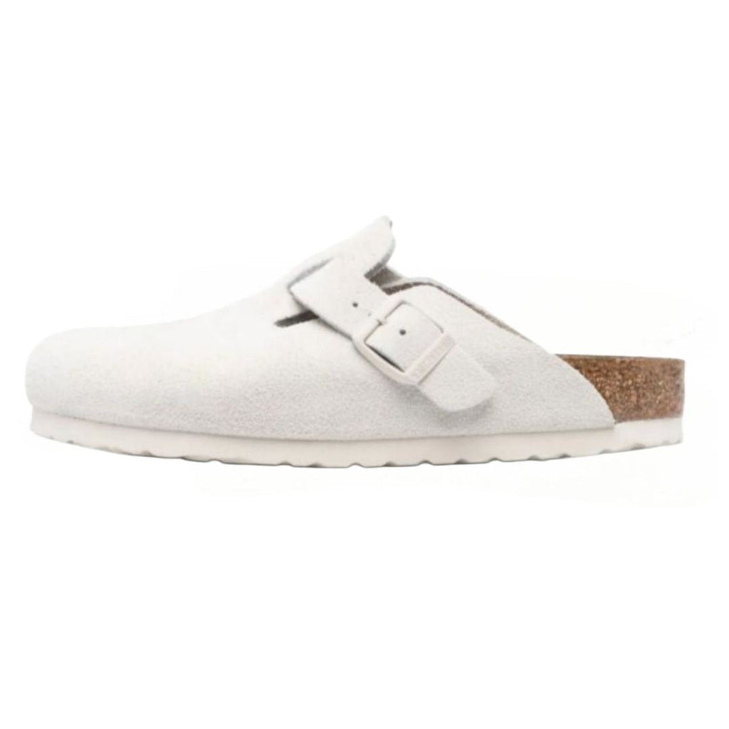 Birkenstock Boston cream white