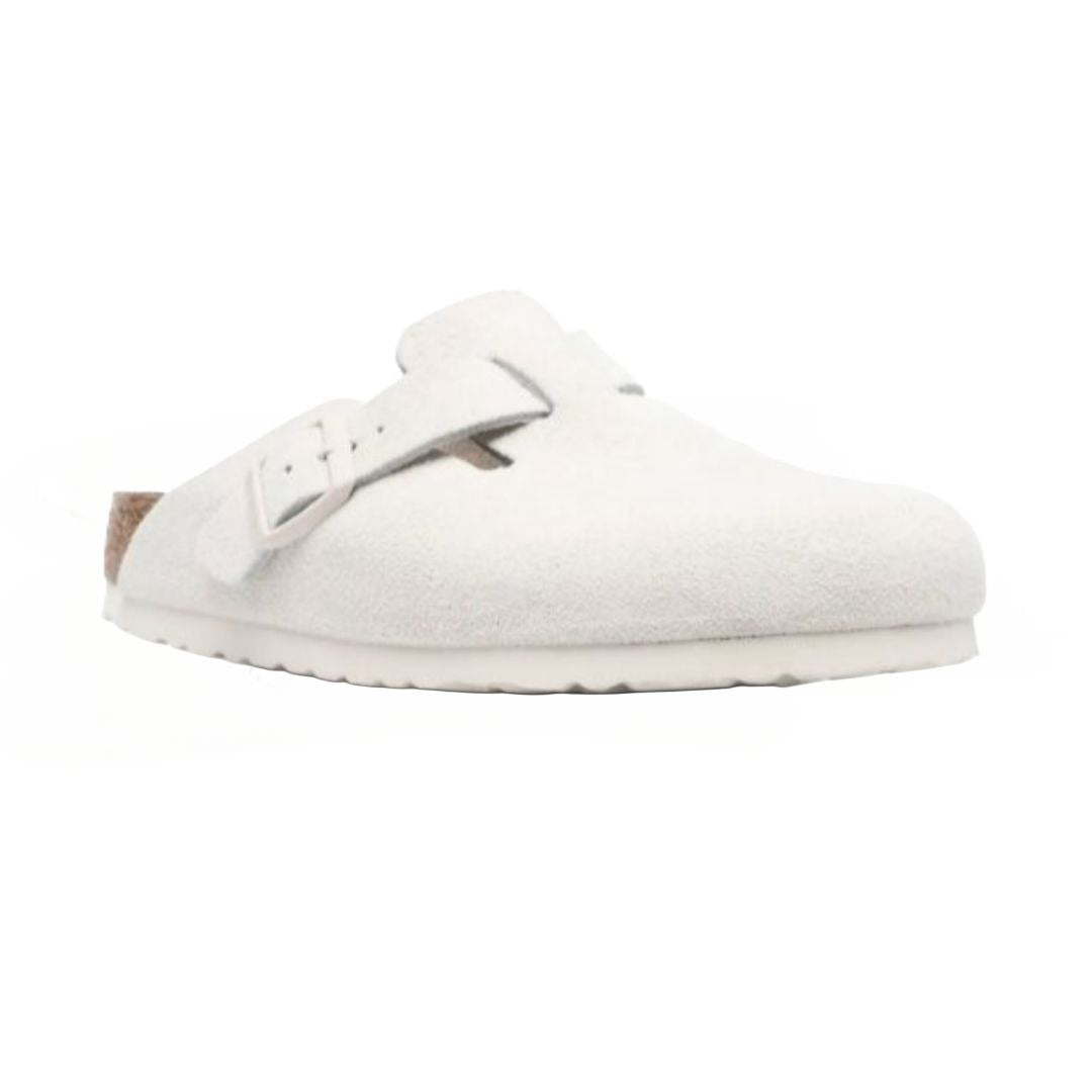 Birkenstock Boston cream white